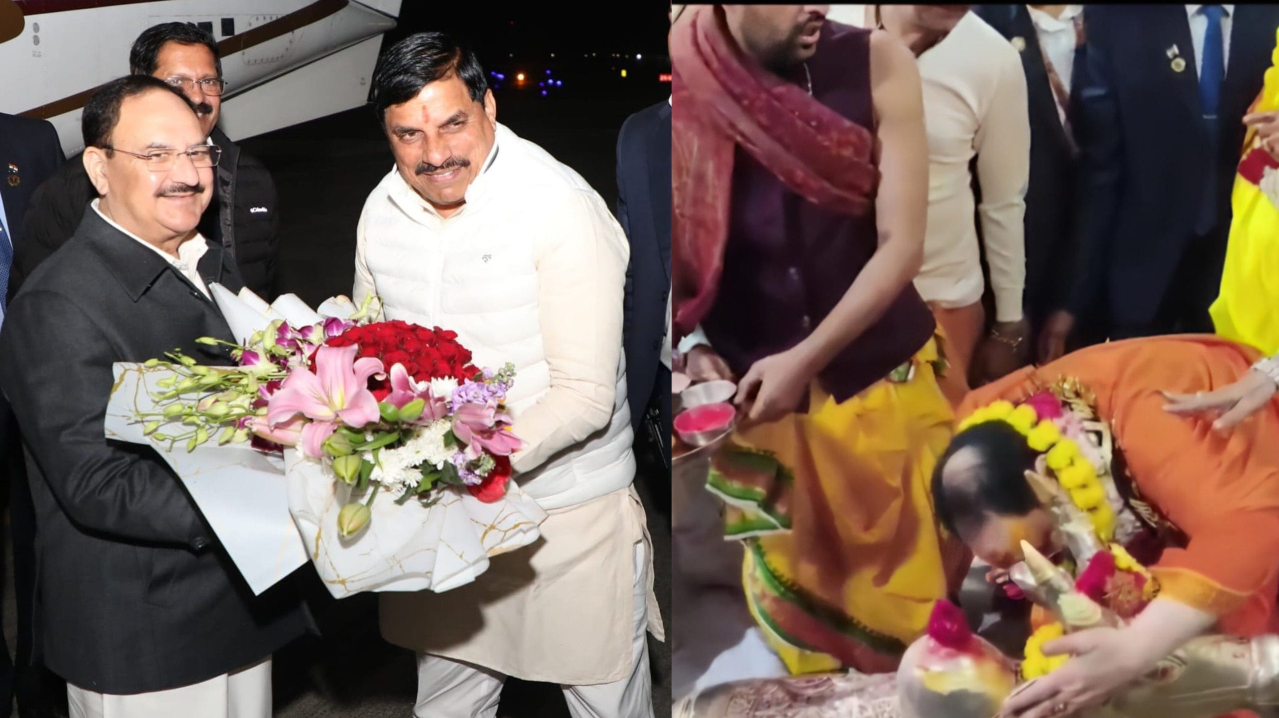 JP Nadda performs puja at Mahakal temple; set to lay foundation for medical colleges in Dhar and Betul