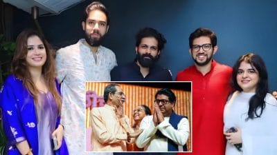 ठाकरे बंधुंची एकत्रित भाऊबीज; उद्धव-राज एकत्रित बहिणीच्या घरी, मुलांचीही भाऊबीज