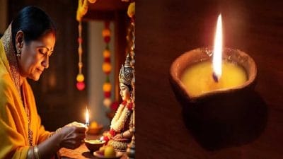 Ghee Lamp : देवापुढे तुपाचा दिवा का लावला जातो? काय आहे धार्मिक महत्त्व जाणून घ्या…