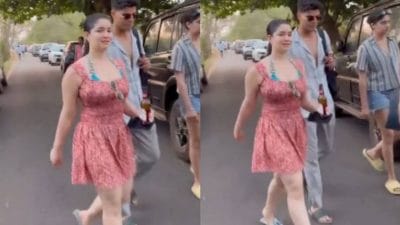 Sara Tendulkar Beer Bottle : सारा तेंडुलकरच्या हातात दारूची बाटली!! Viral Video ने खळबळ