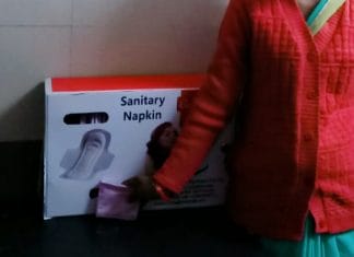 -Sanitary-napkin-vending-machine-fix-on-bus-stand-in-gwalior