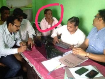 आठ हजार की रिश्वत लेते इंजीनियर को लोकायुक्त ने पकडा