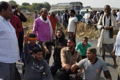 ग्वालियर : 20 गायों को कुल्हाड़ी मारकर किया घायल, हिन्दू संगठनों ने किया चक्काजाम