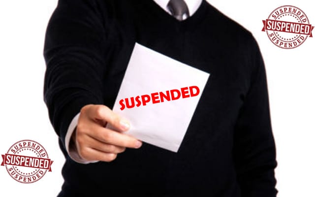 mp suspended news