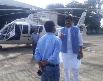 राजस्व मंत्री की हवाई पर्यटन चर्चाओं में