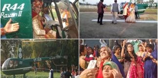 son-of-the-farmer-arrived-with-a-procession-from-helicopter-to-bring-his-bride