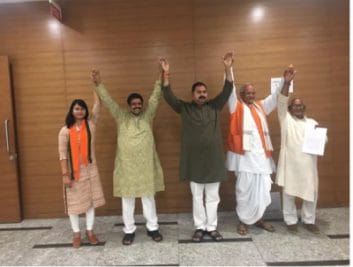 केंद्रीय मंत्री का विरोध तेज, टिकट कटवाने भाजपा नेताओं ने शाह को लिखी चिट्ठी