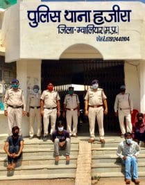 लॉक डाउन में नहीं बेच पाए चोरी का सामान, 4 गिरफ्तार, 2 लाख का माल बरामद