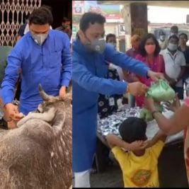 Corona crisis: सेवा कार्य में जुटे संजय पाठक, रोजाना कर रहे जरूरतमंदों की मदद