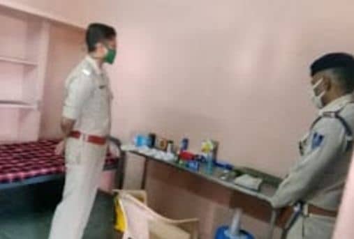 पुलिसकर्मियों के लिए जैन तीर्थ लक्ष्मणी में बनाया गया आईसोलेनशन वार्ड