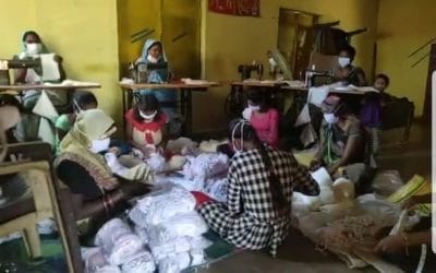 स्वसहायता समूह की महिलाओं ने बनाए डेढ़ लाख से अधिक मास्क, सरकारी विभागों में सप्लाई, 3 लाख से अधिक लाभार्जन