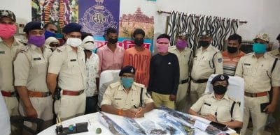 डकैती की योजना बनाते 6 गिरफ्तार, बदमाशों के पास से हथियार भी बरामद