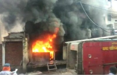 ग्वालियर के एक मकान में भीषण आग, 5 की मौत की सूचना, रेस्क्यू जारी