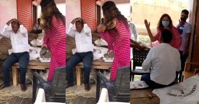 टिकटॉक स्टार और भाजपा नेत्री सोनाली फोगाट ने अफसर को चप्पल से पीटा, वीडियो वायरल