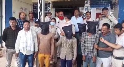 डकैती की योजना बनाते चार पारदी गिरफ्तार, एक आरोपी फरार