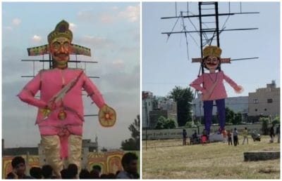 कोरोना ने रावण का कद किया ‘बौना’, इस बार कुंभकर्ण और मेघनाथ के पुतले गायब