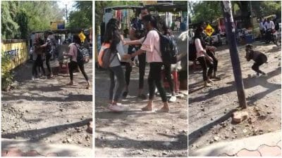 Indore News : सड़क पर आपस में भिड़ी लड़कियां, जमकर हुई हाथापाई, VIDEO VIRAL