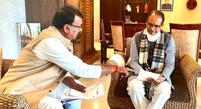 विधायक राजेश शुक्ला बबलू ने की मुख्यमंत्री से मुलाकात, बिजावर क्षेत्र के लिए बजट में मांगा विशेष योगदान