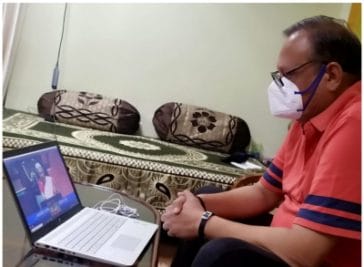 विधानसभा के बजट सत्र में जावरा विधायक डॉ राजेन्द्र पांडेय हुए वर्चुअली शामिल