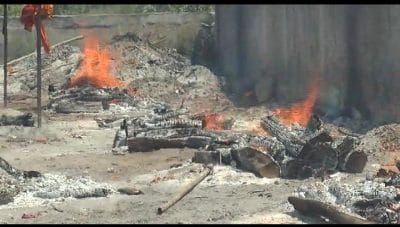 भोपाल में भयावह मंजर, श्मशान घाटों पर दाह संस्कार करने के लिए जगह पड़ी कम