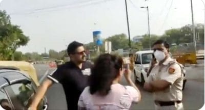 भारी पड़ी पुलिस से बदतमीजी, पति को Kiss करने वाली महिला और युवक तिहाड़ जेल पहुंचे