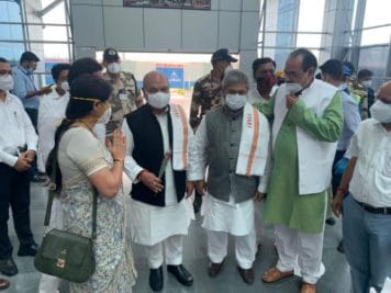 नरेंद्र सिंह तोमर देहरादून पहुंचे, विधायक दल की बैठक में होंगे शामिल, चुना जायेगा नया नेता