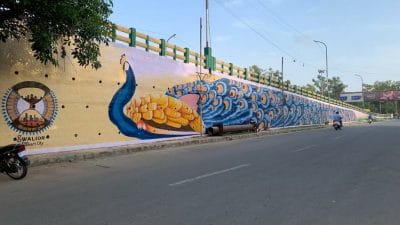 Gwalior News : शहर को खूबसूरत बनाने में महत्वपूर्ण भूमिका निभा रही है “वॉल आर्ट”