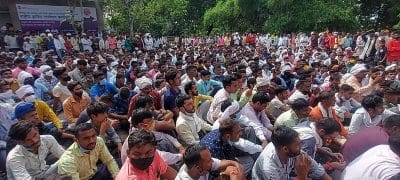 Khandwa : “नहर नहीं तो वोट नहीं” किसानों ने ट्रैक्टर रैली निकालकर जताया आक्रोश
