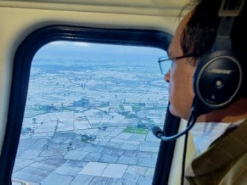 मुख्यमंत्री शिवराज सिंह ने किया बाढ़ग्रस्त क्षेत्रों का हवाई दौरा, कहा नुकसान की भरपाई सरकार करेगी