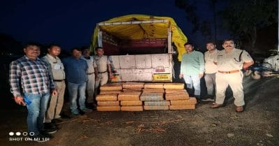 Bhopal News : 230 किलो गांजे के साथ तीन आरोपी को पुलिस ने किया गिरफ्तार