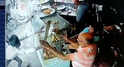 बदमाशों ने अड़ीबाजी कर रेस्टोरेंट में मचाई तोड़-फोड़, वारदात CCTV में कैद