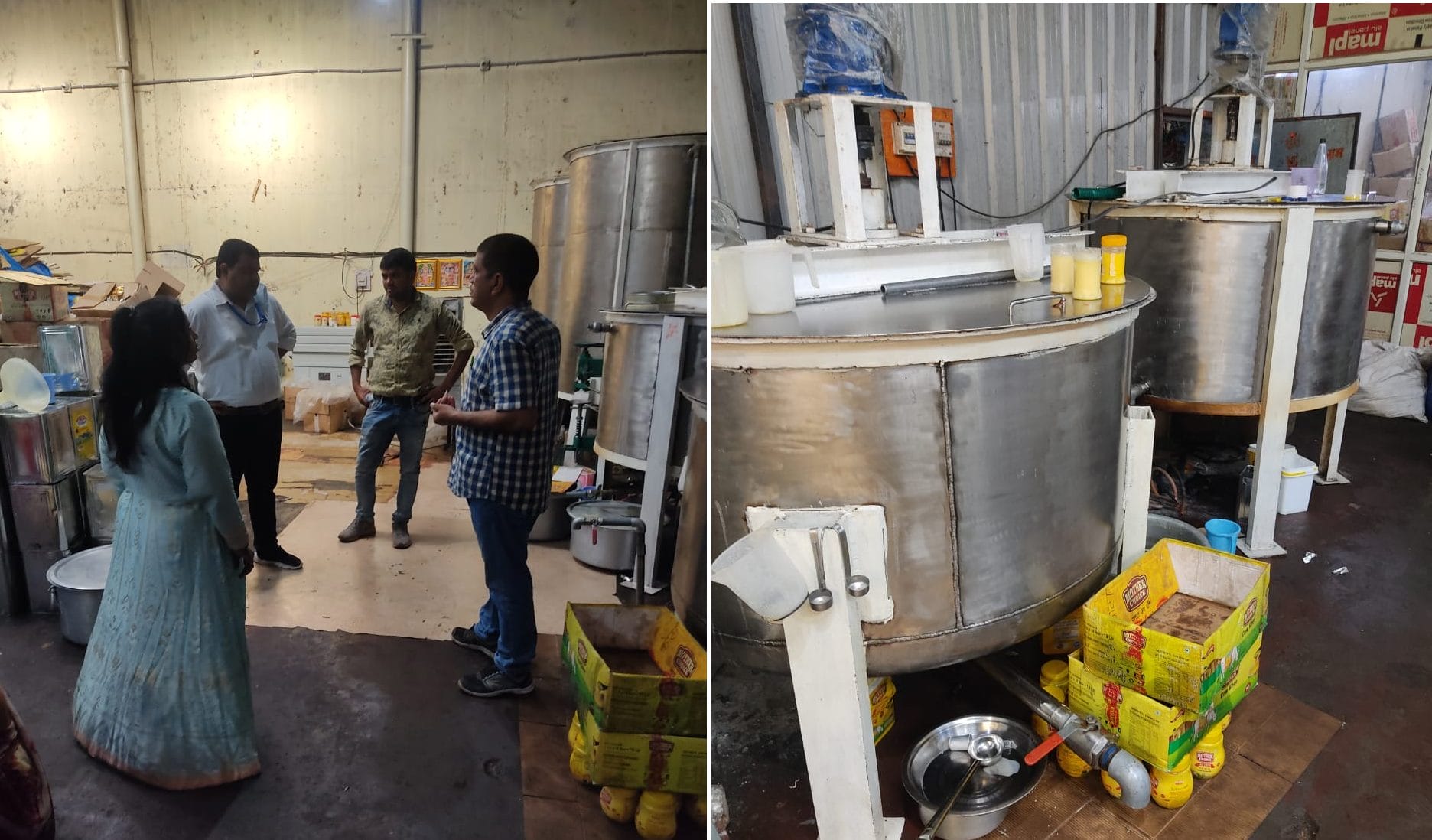 indore, raid on fake ghee company, goods of expiry date were used in