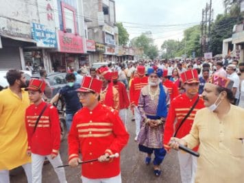 Jabalpur News : अमर शहीद राजा शंकर शाह व रघुनाथ शाह के बलिदान को याद कर निकाली रैली