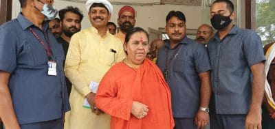 उमा भारती : शराबबंदी अभियान रोकने मुझ पर क्या दबाब आएगा, मैं मध्य प्रदेश सरकार में थोड़े ही हूँ