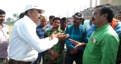 मंत्री हुए असहज जब उनके सामनें ही जोर-जोर से चिल्ला पड़ा ठेकेदार..