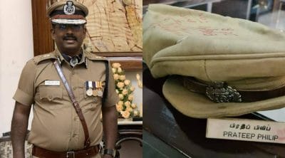 आखिर क्यू पहनी डीजीपी ने खून के धब्बों से सनी कैप !