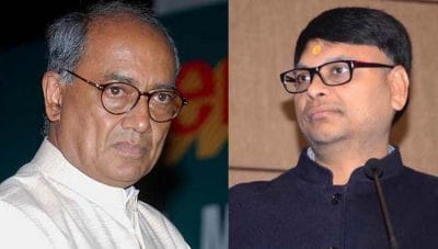 BJP ने दिग्विजय पर दागा सवाल- भू माफिया रानी से मुरव्वत, गोंड रानी से नफरत क्यों!