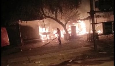 नशेड़ी युवक ने सनक में गुमठी में लगाई आग, बम की तरह फटा गैस सिलेंडर, आरोपी गिरफ्तार