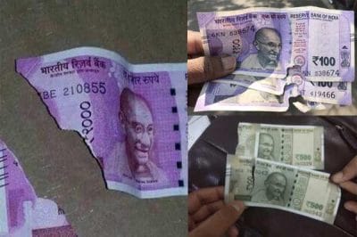यदि आप पर है कटे फटे नोट तो घबराइए मत, बैंको पर यह समाधान
