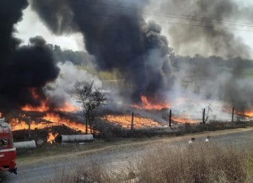 Rewa News: सीवर पाइपलाइन के गोदाम में लगी आग, 50 लाख की संपत्ति जलकर खाक