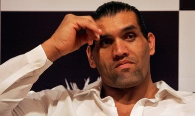 नीमच: मिक्स मार्शल आर्ट की राष्ट्रीय स्पर्धा में पहुंचे ग्रेट खली, चुनाव में भी दो-दो हाथ करने को हैं तैयार