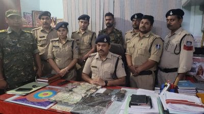 कोतवाली पुलिस की बड़ी कार्यवाही, 25 जुआरियों सहित 8 लाख 49 हजार 700 रूपए एवं 20 मोबाइल किए जप्त