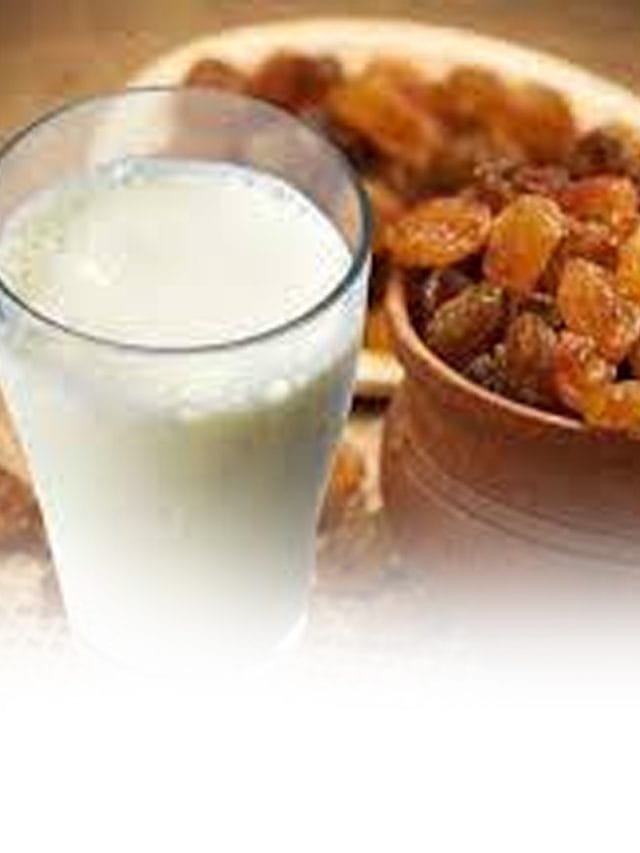 दूध के साथ किशमिश खाने के शानदार फायदे