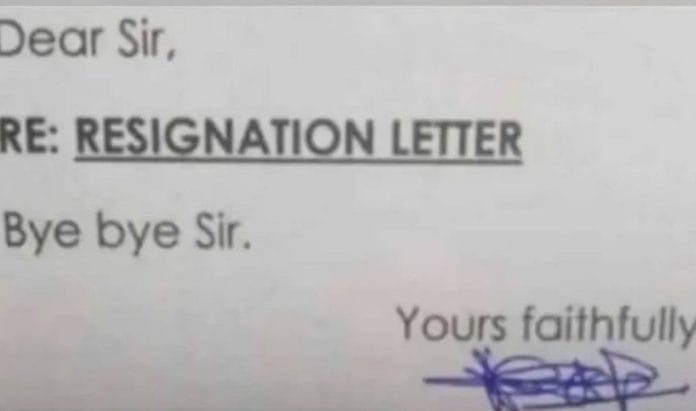 कभी नहीं देखा होगा ऐसा Resignation Letter, हंसते हंसते दुखने लगेगा पेट