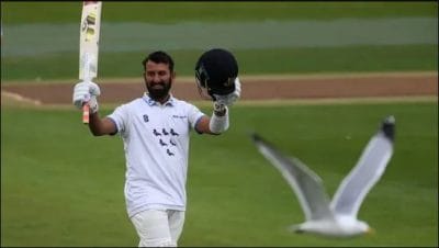 चेतेश्वर पुजारा ने रचा इतिहास, जड़ा काउंटी सीजन का तीसरा दोहरा शतक