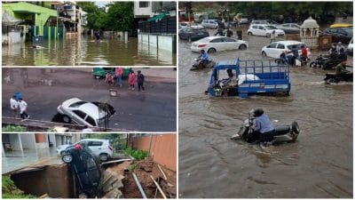भारी बारिश से डूबे गुजरात के 21 जिले, कई लोगों की मौत, तस्वीरों में देखें हालत