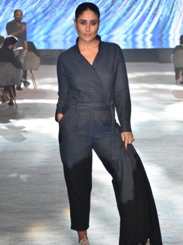सिंपल लुक में रैंप पर उतरीं करीना कपूर खान