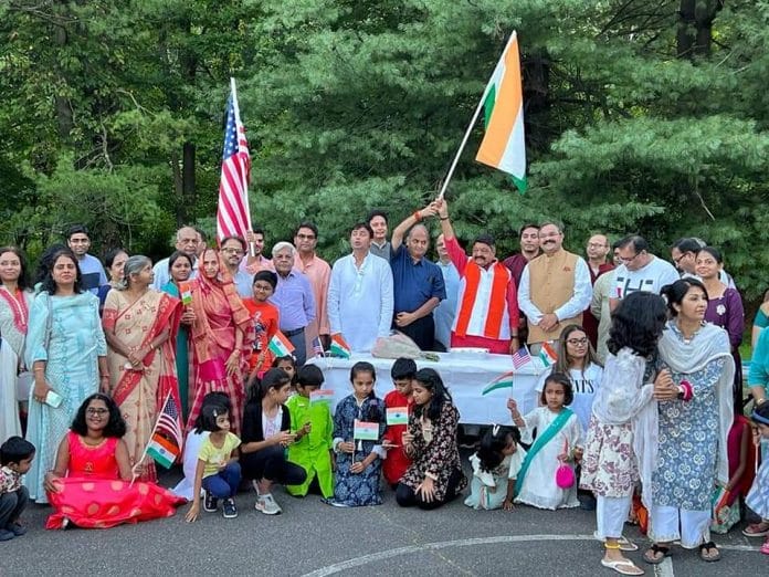 राष्ट्रीय महासचिव कैलाश विजयवर्गीय ने अमेरिका में मनाया आजादी का अमृतमहोत्सव
