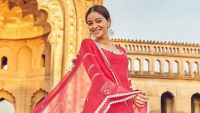 अनारकली सूट में Ananya Panday को देख फिदा हुए फैंस, जानें ऑउटफिट की कीमत