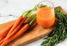 health, carrot juice